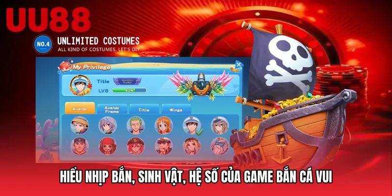 Hiểu nhịp bắn, sinh vật, hệ số của Game bắn cá vui